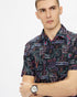 <P>Ss Retro Print Shirt</P>